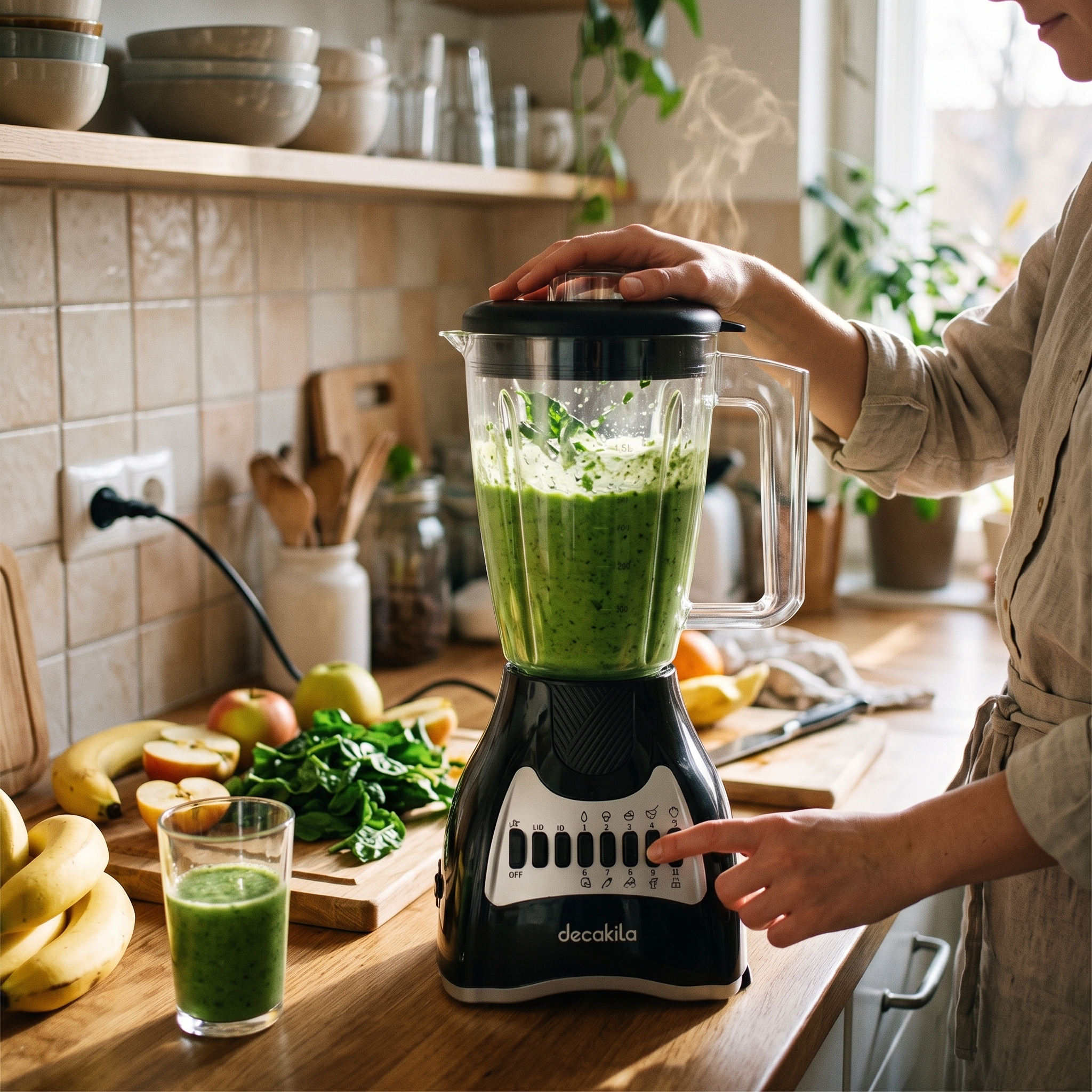 1.5L 500W Stand Blender with 10-Speed Control