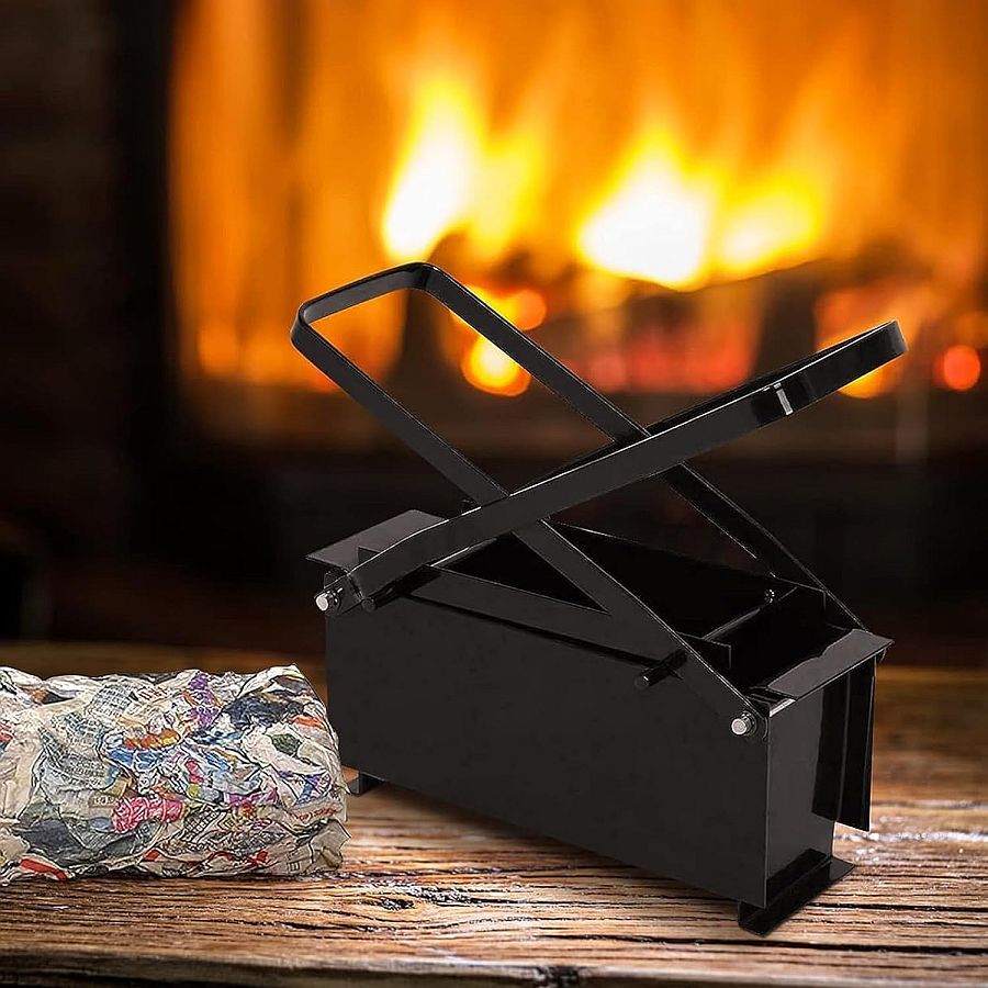 Manual Heavy-Duty Iron Paper Briquette Maker and Log Press