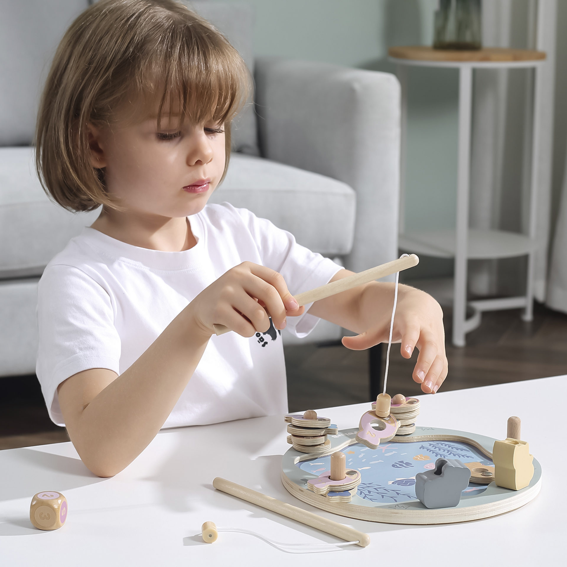 Kid's Magnetic Pond Fishing Game