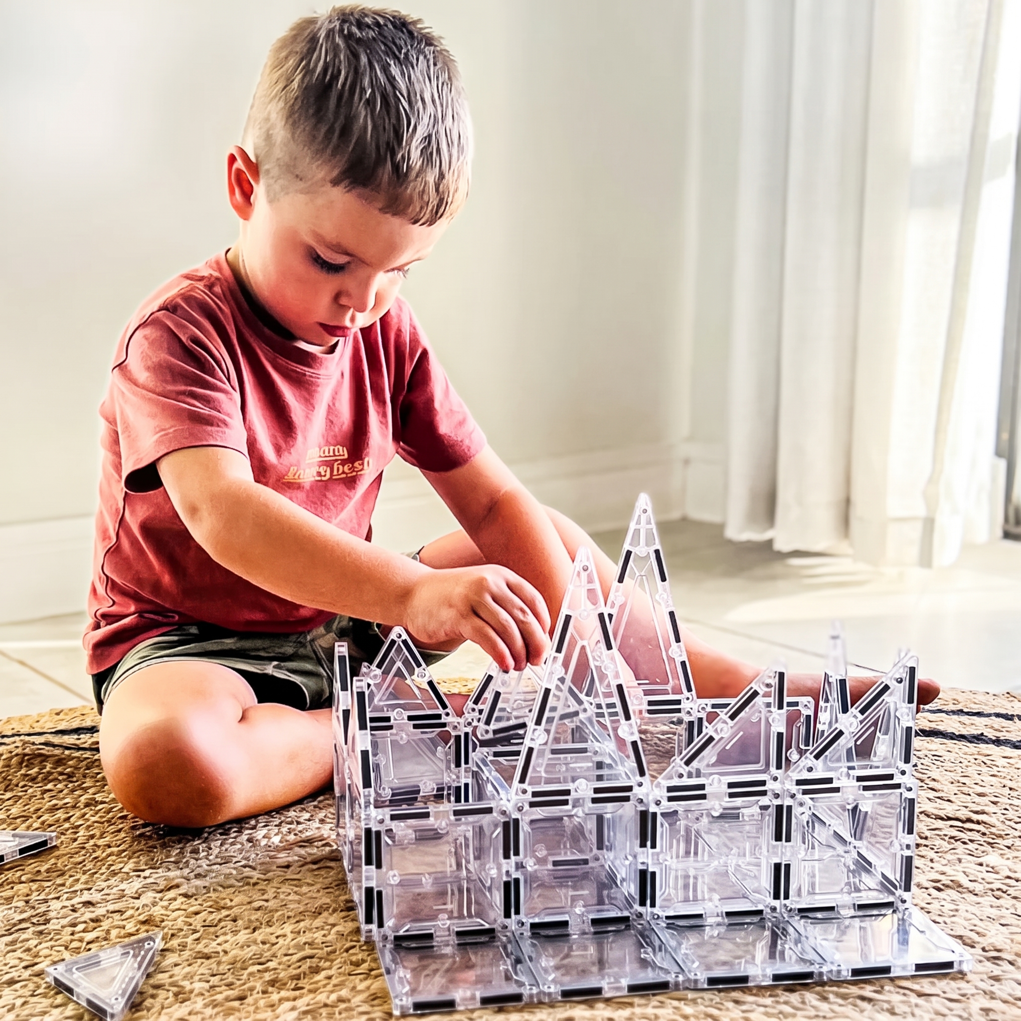38-Piece Crystal Magnetic Tiles Set