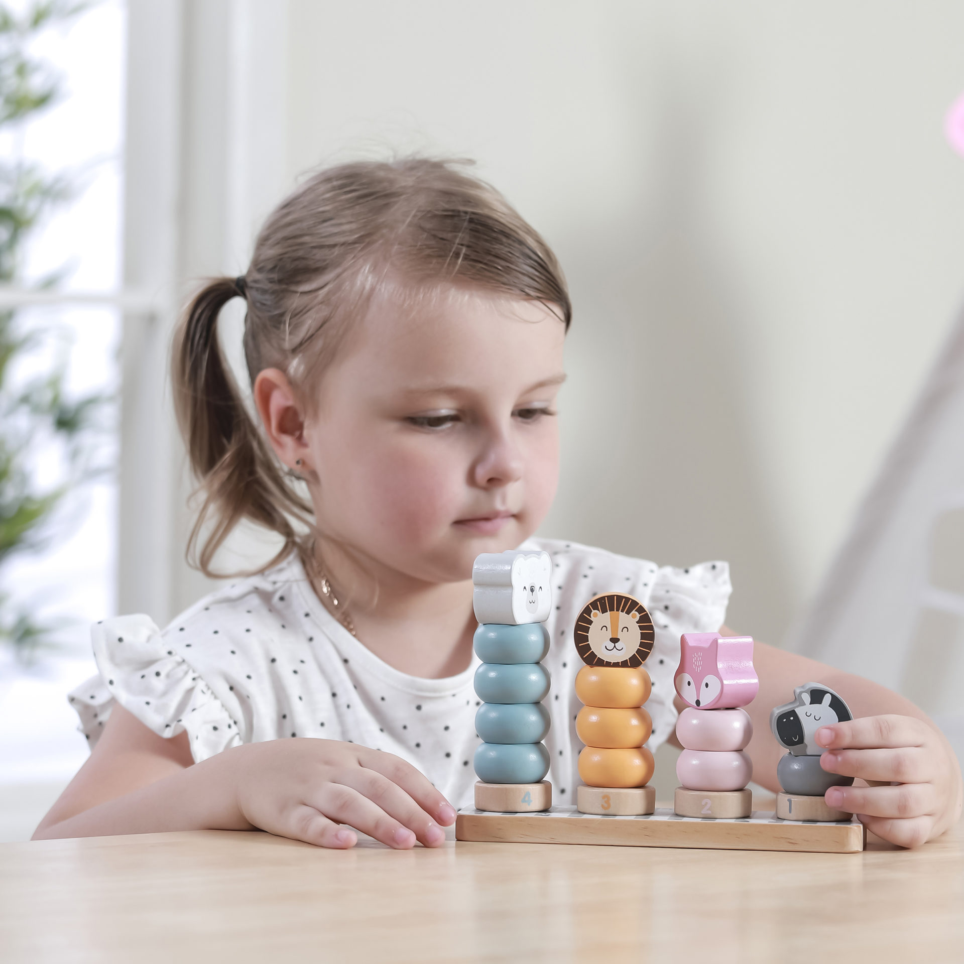 15-Piece Wooden Stacking Blocks