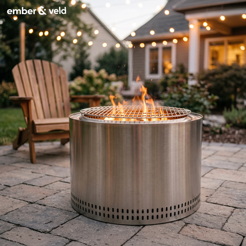 Premium Stainless Steel Outdoor Fire Pit