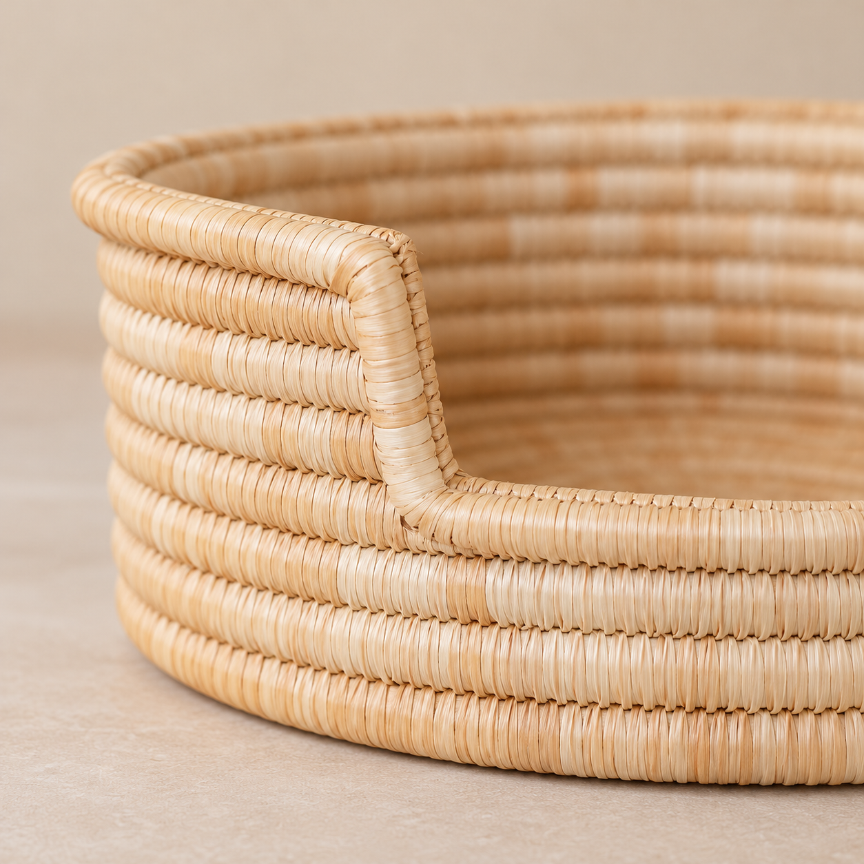 Handmade Natural Large Pet Bed Basket