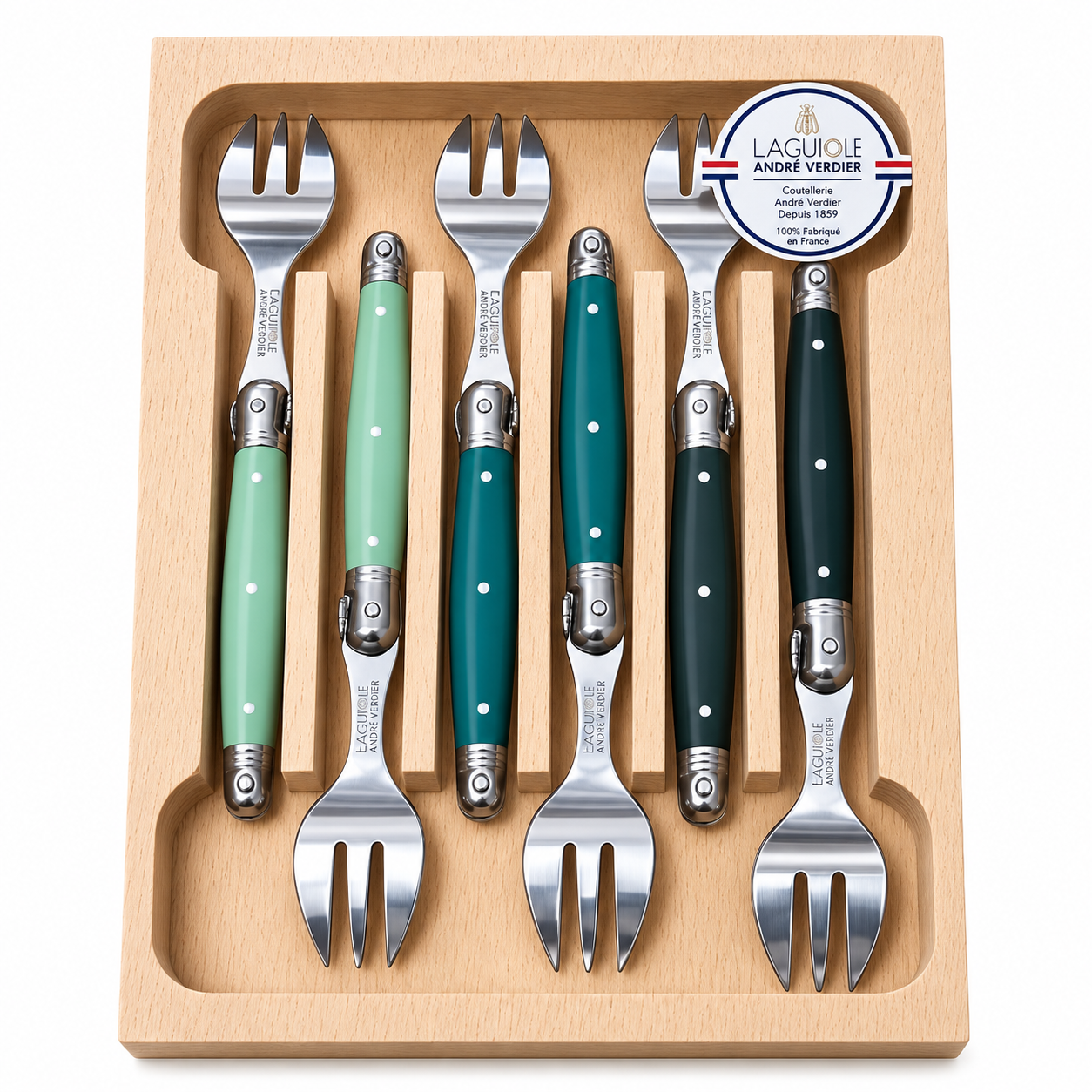 6-Piece Laguiole Cake Fork Set