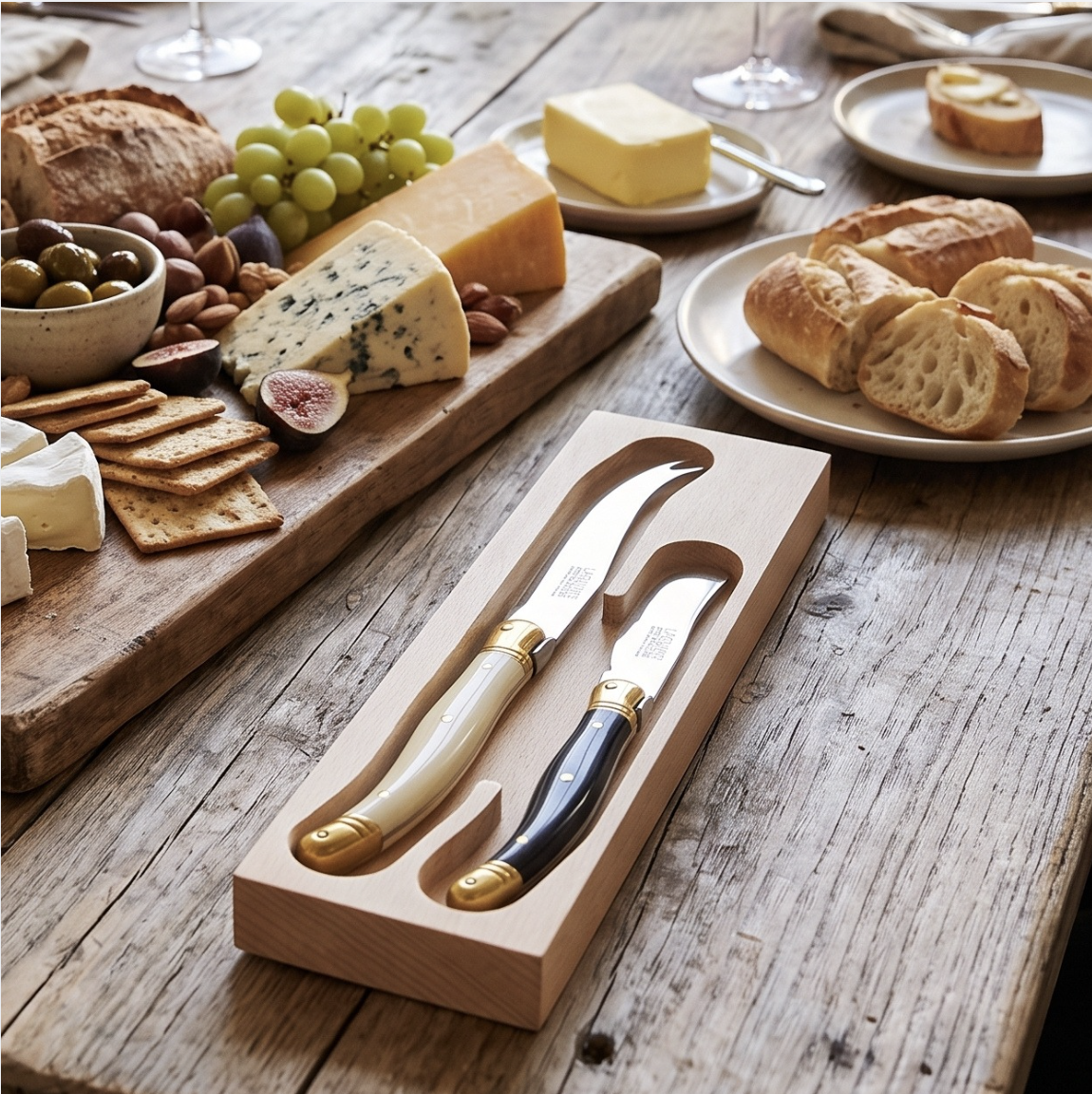 2-Piece Cheese & Butter Knife Set