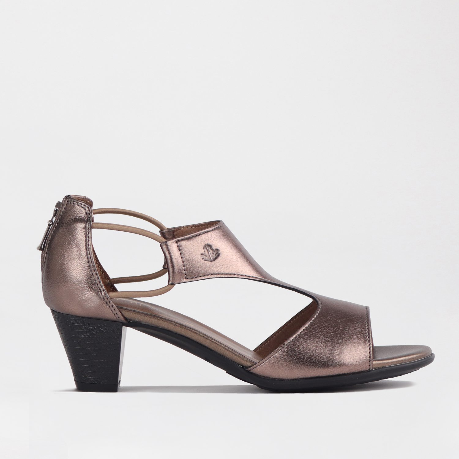 Ladies Genuine Leather T-Bar Heels