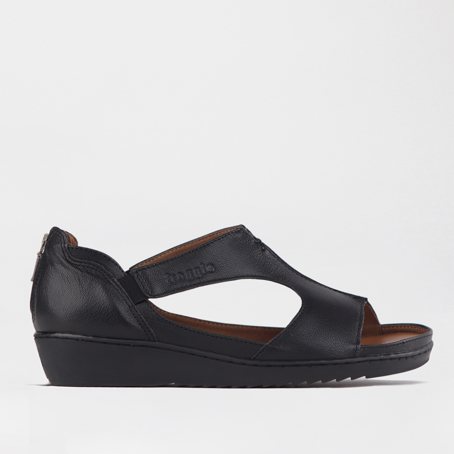 Ladies Genuine Leather T-Bar Sandals