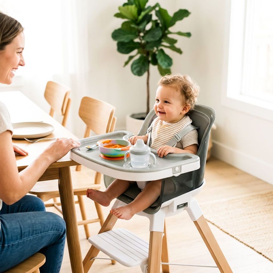 2-in-1 Feeding High Chair