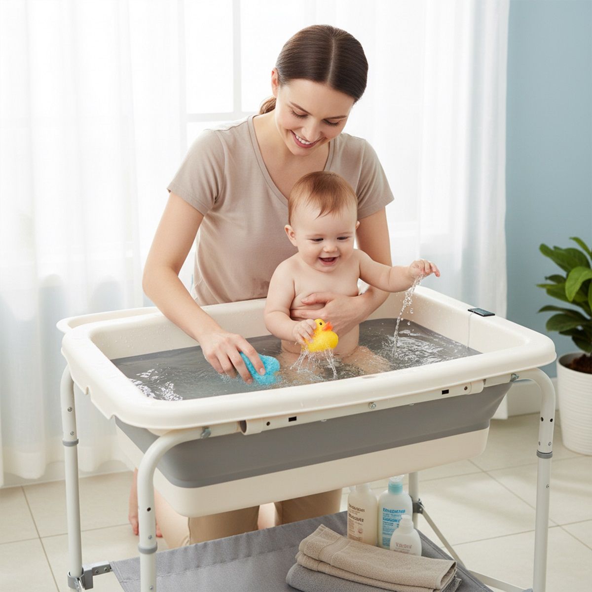 3-In-1 Baby Bath and Changing Station