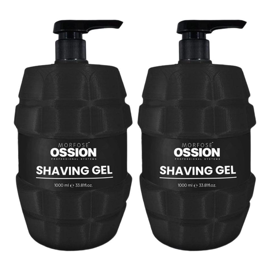 2x 1000ml Premium Barber Line Shaving Gels