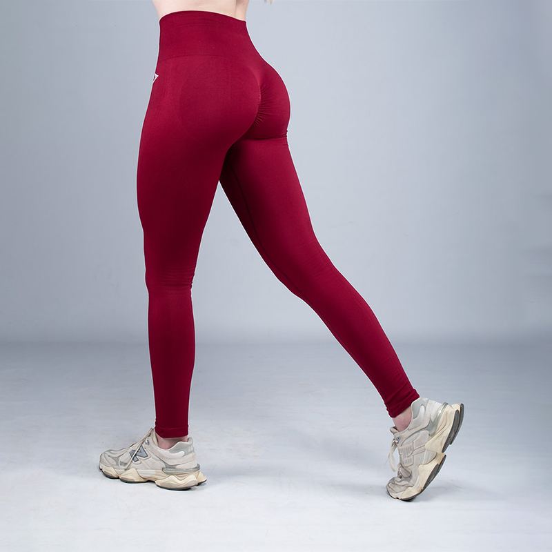 Ladies Noir Blanc Seamless Scrunch Leggings