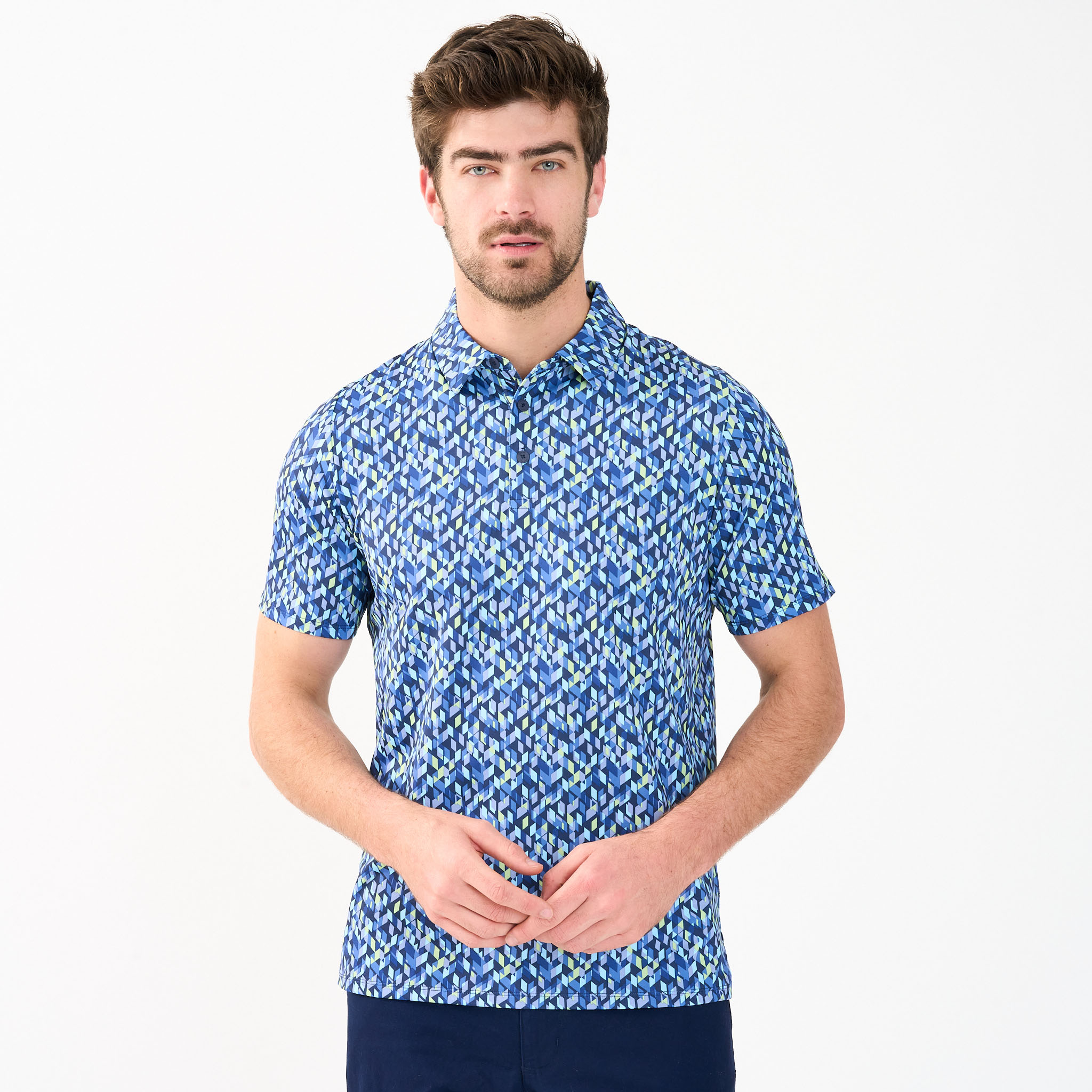 Men's Kaleidoscope Chev Polo