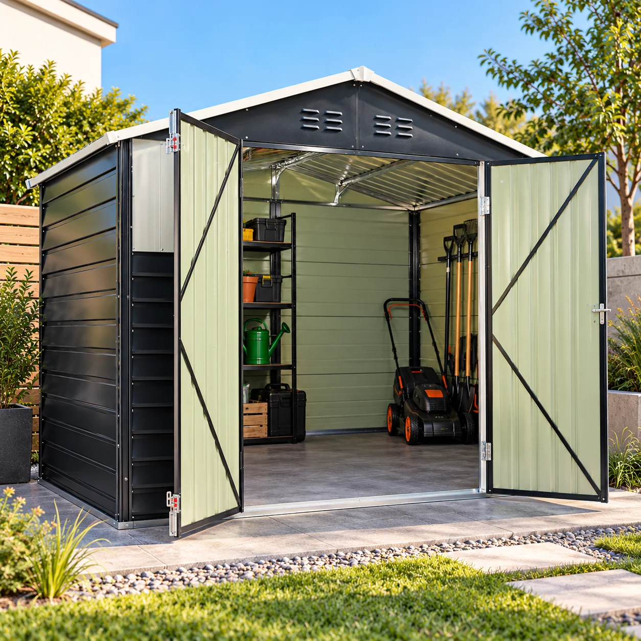 Shed with 2 Windows