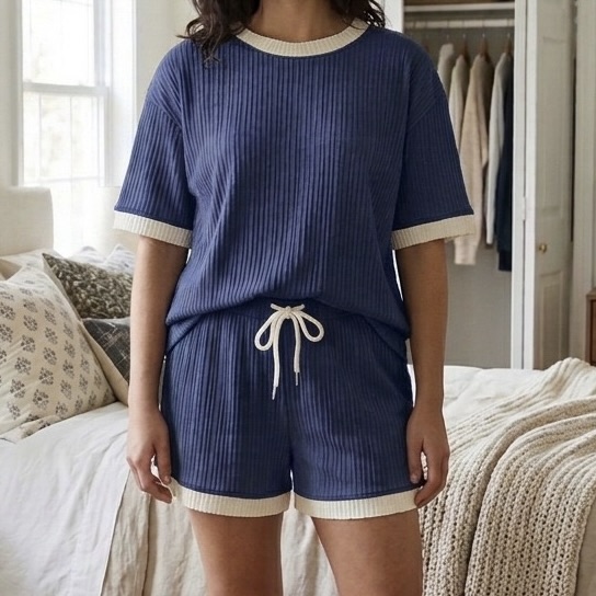 Ladies 2-Piece Summer Pyjama Set