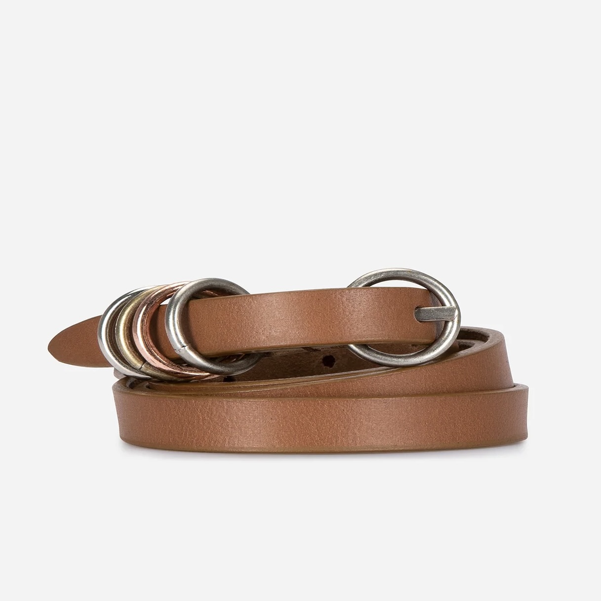 Ladies Genuine Leather Weisz Caramel Belt