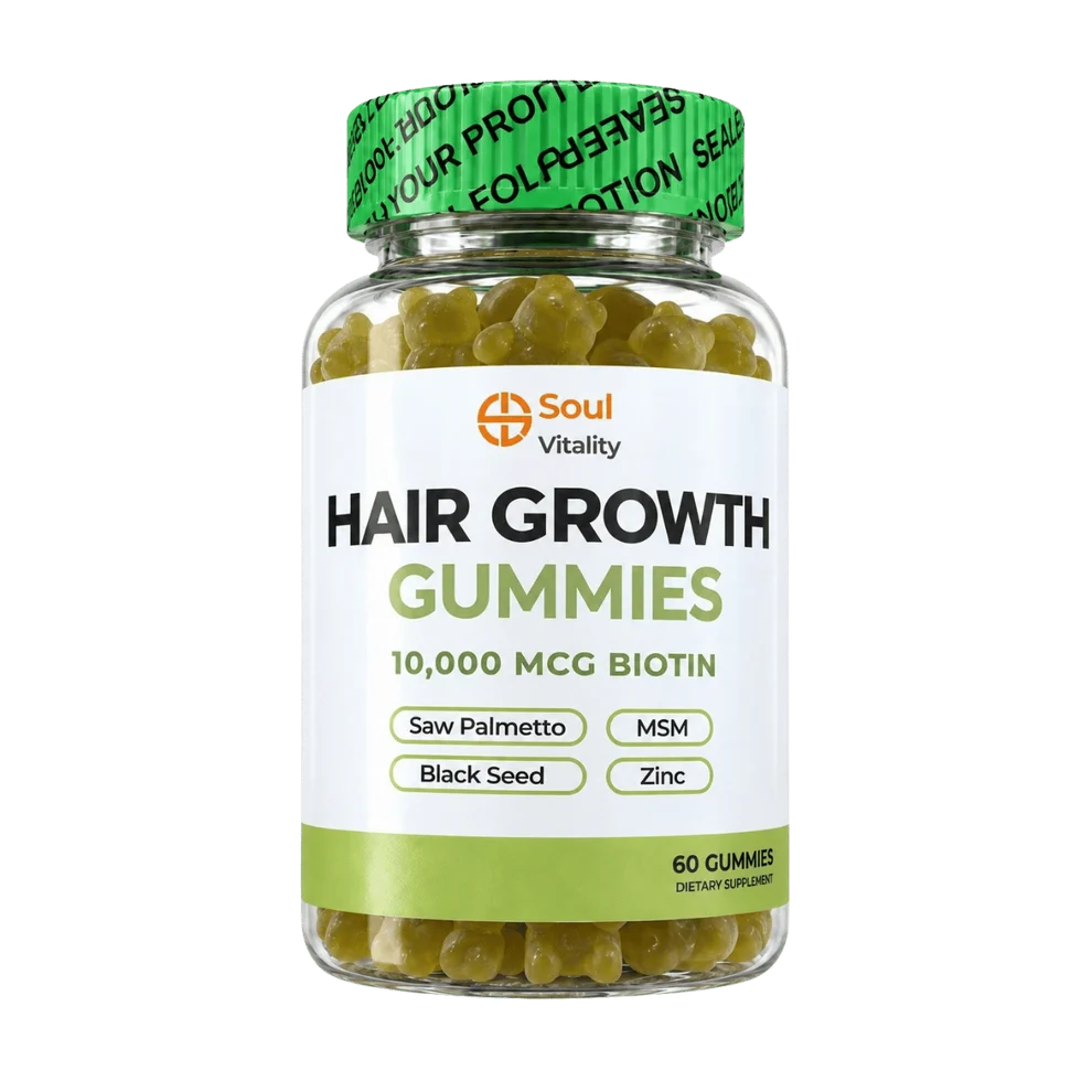 Hair Growth 10000mcg Biotin Gummies (60's)