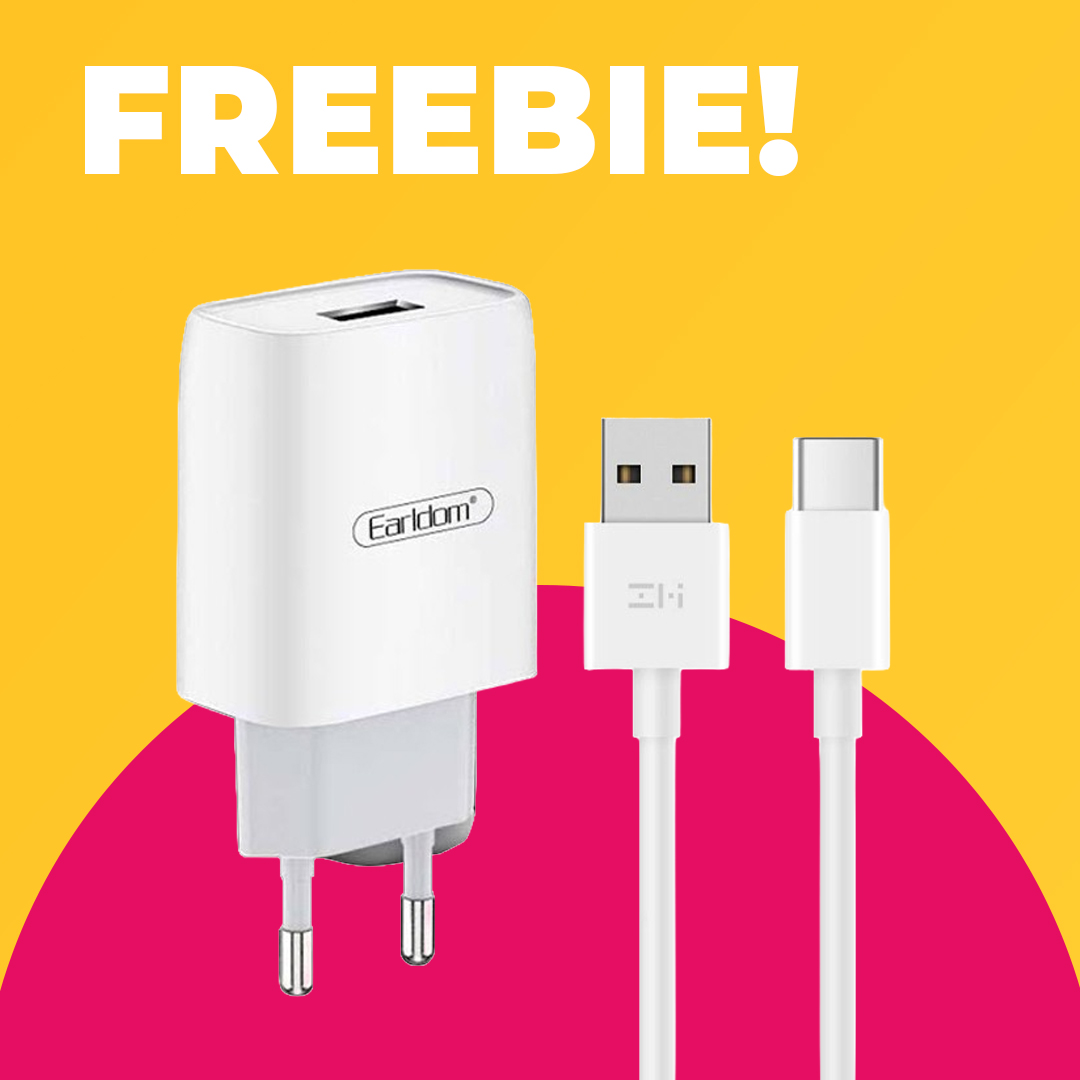100% off on Earldom USB Charging Block & Cable | OneDayOnly