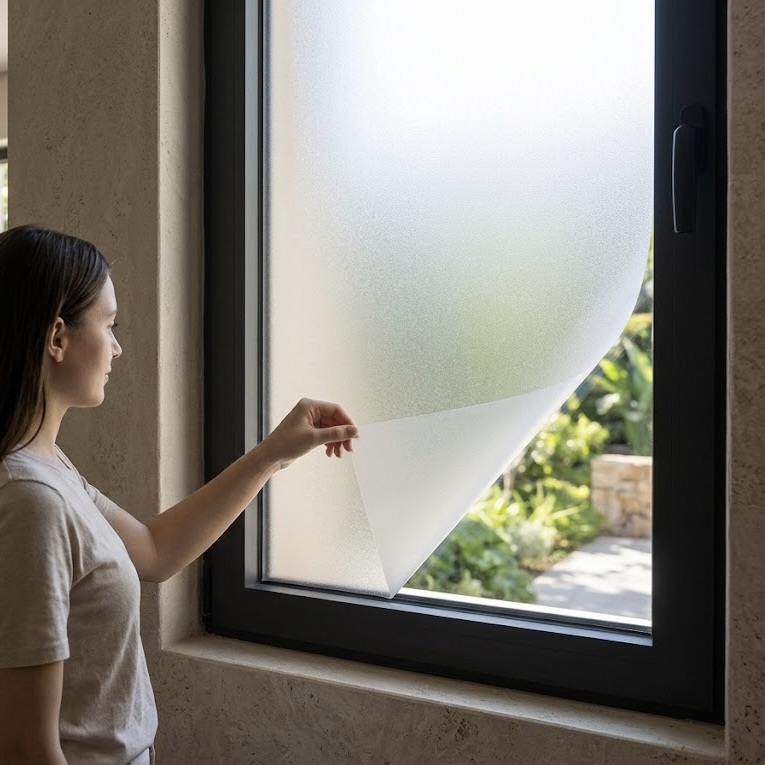 Self-Adhesive Frosted Vinyl Window Film