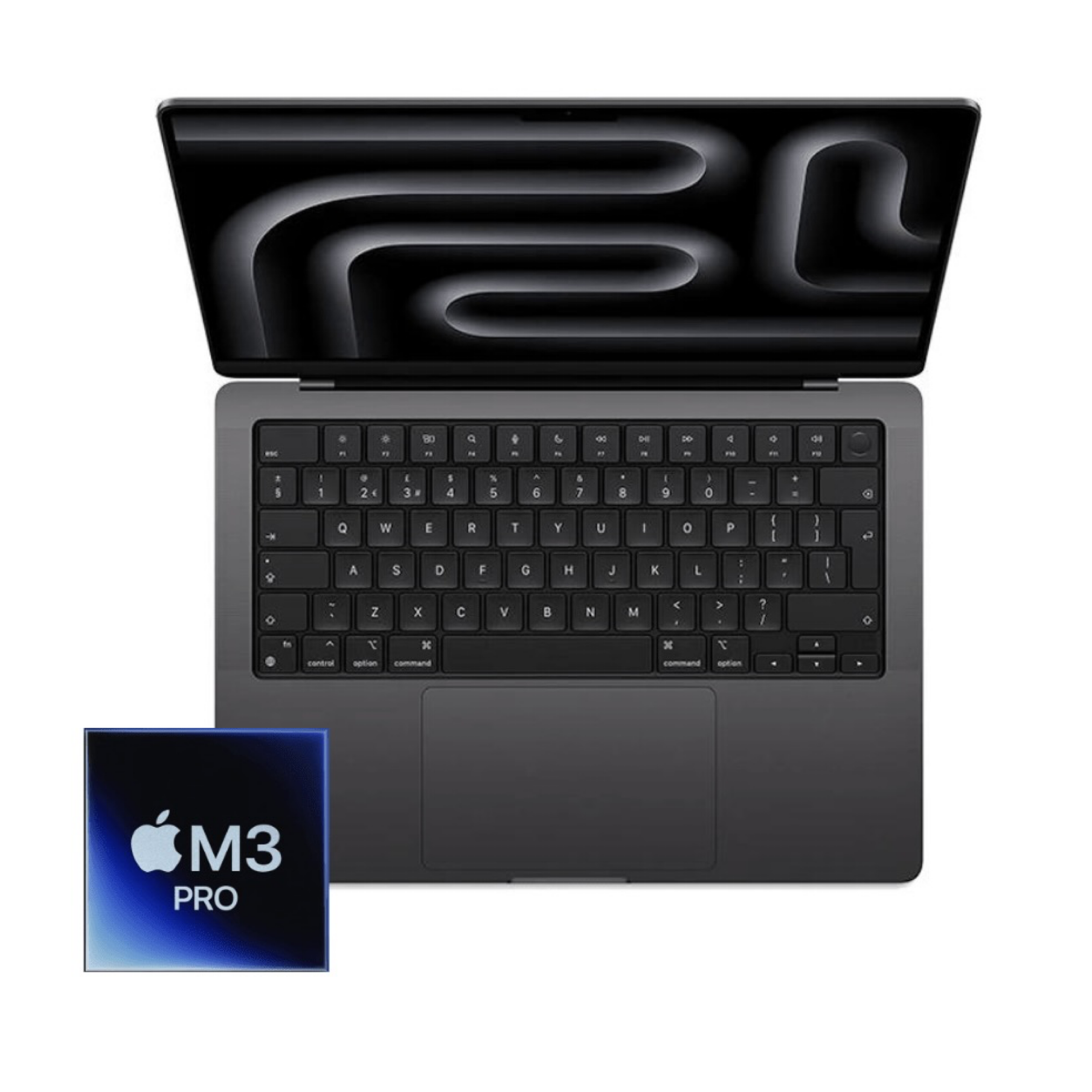 16" M3-Pro Chip MacBook Pro 12-core CPU 18-core GPU 18GB Unified RAM 512GB SSD