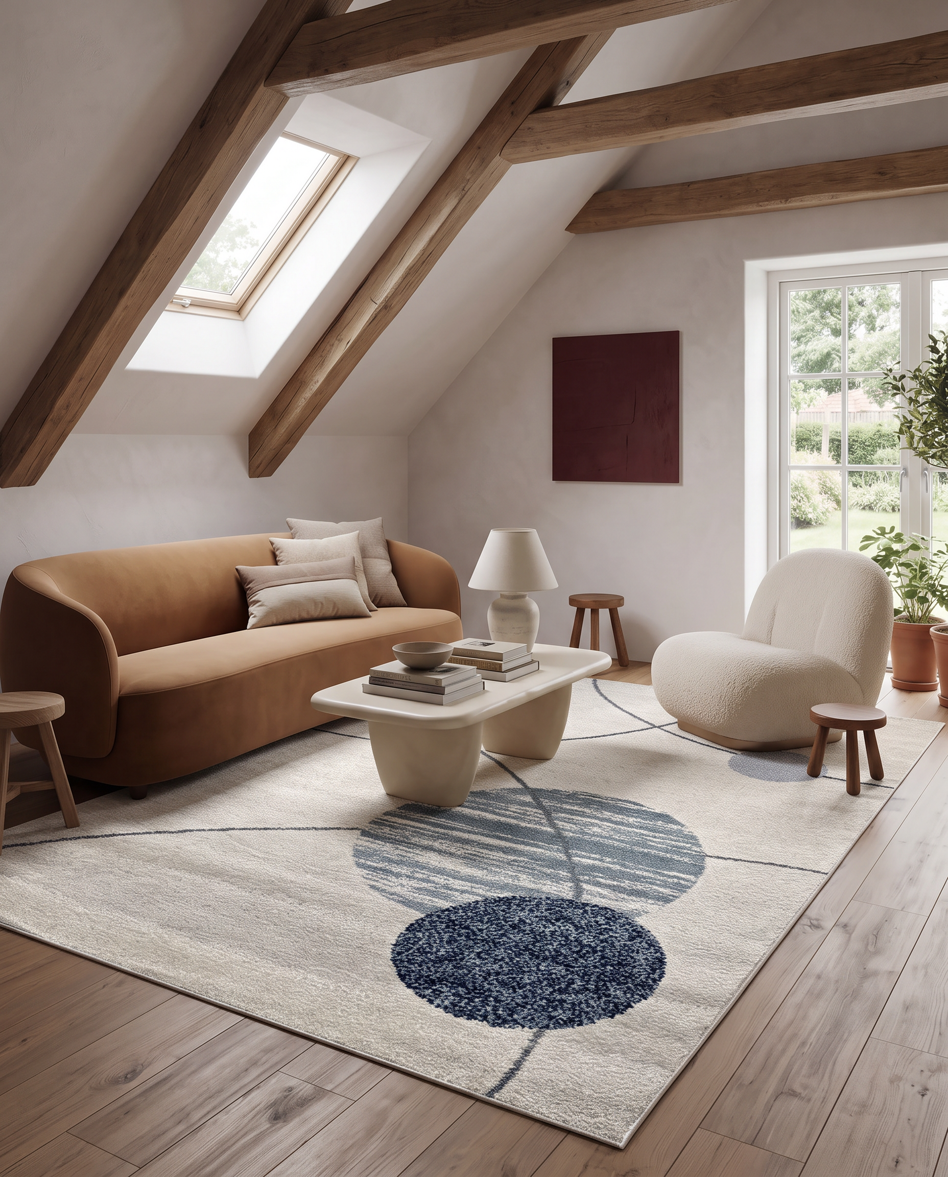 Blanco Plato Rug