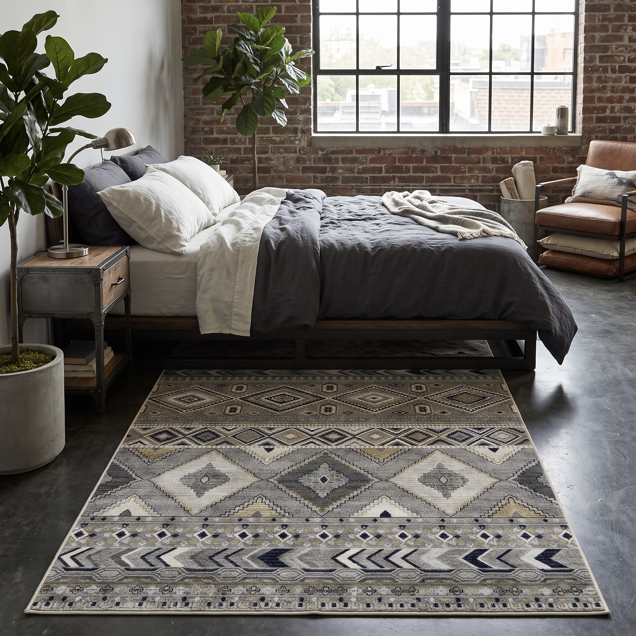 Tello Tribal Bands Rug