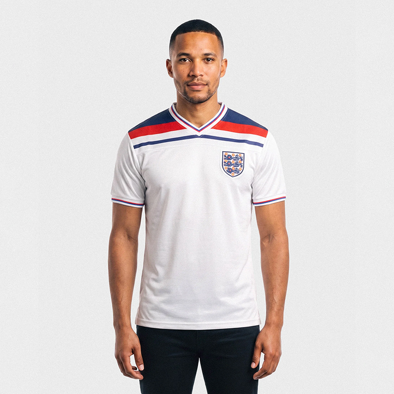 Unisex England Retro Football Shirt