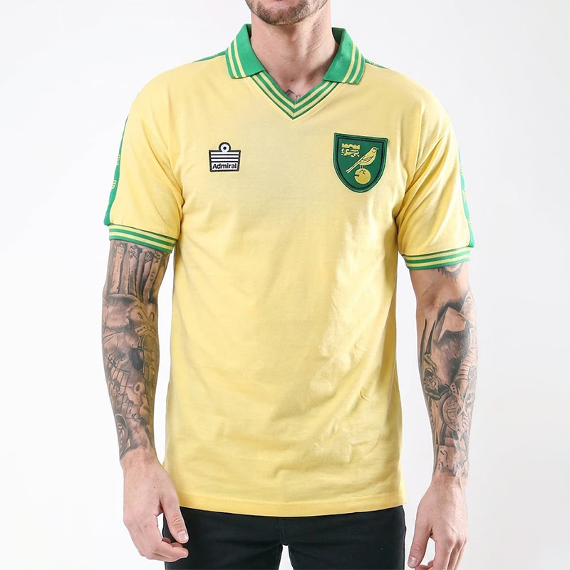 Unisex Norwich City Retro Football Shirt