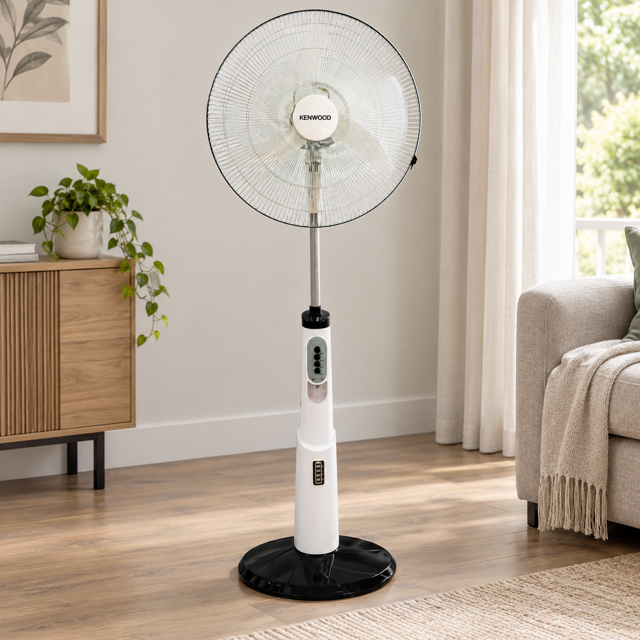 Rechargeable Stand Fan (Model: IFP95.000WH)