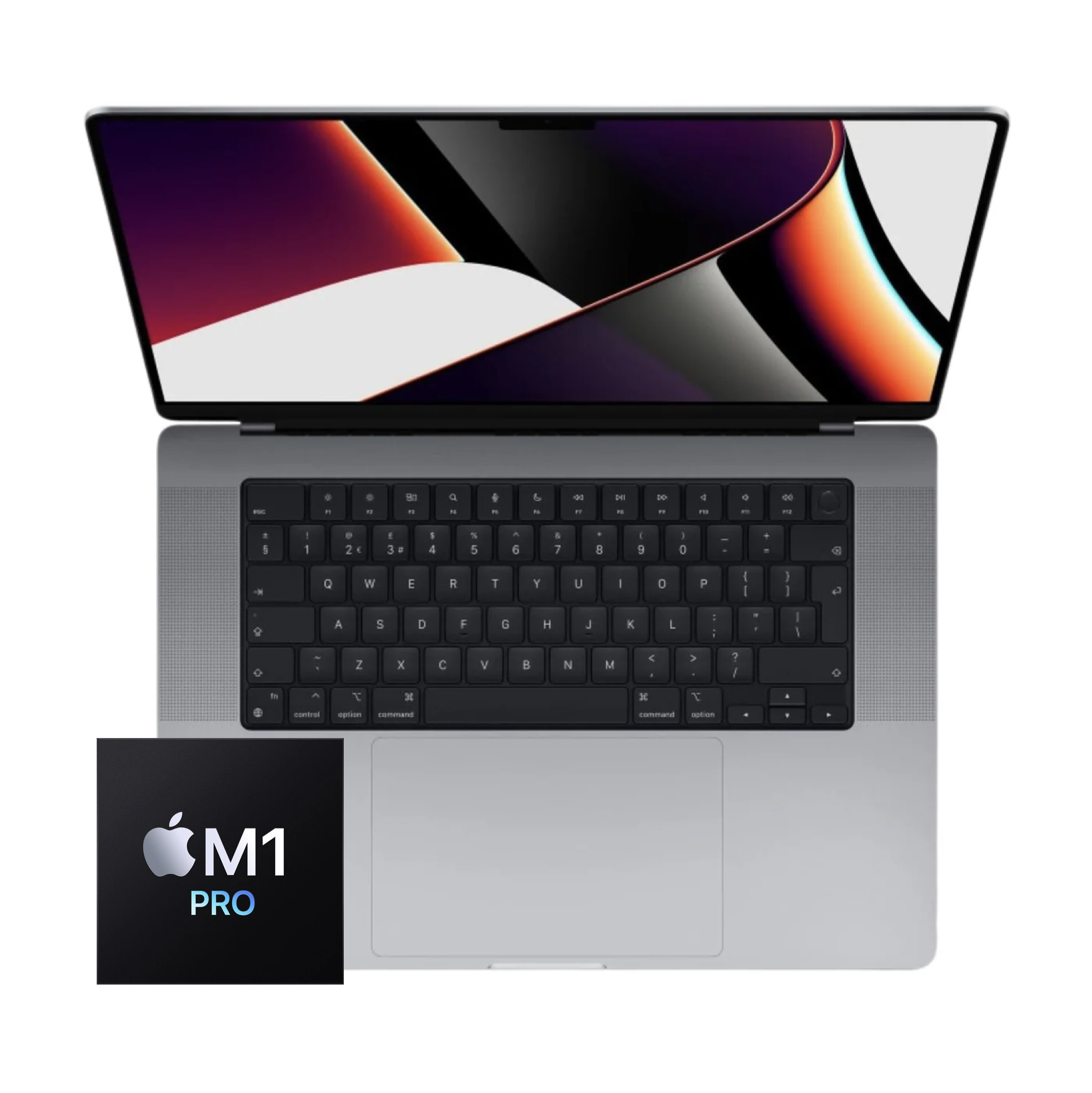 16" M1-Pro Chip MacBook Pro 10-core CPU 16-core GPU 16GB Unified RAM 512GB SSD