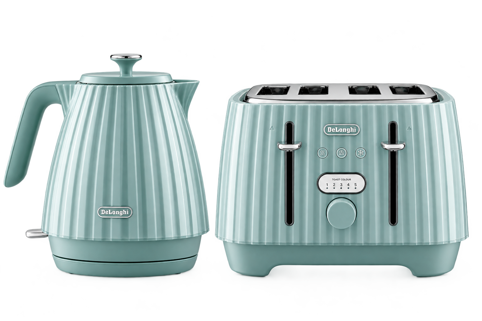 Laguna Green Ballerina Toaster and Kettle Set