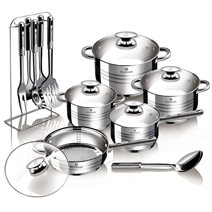 39% Off On Blaumann 17-Piece Cookware Set | OneDayOnly