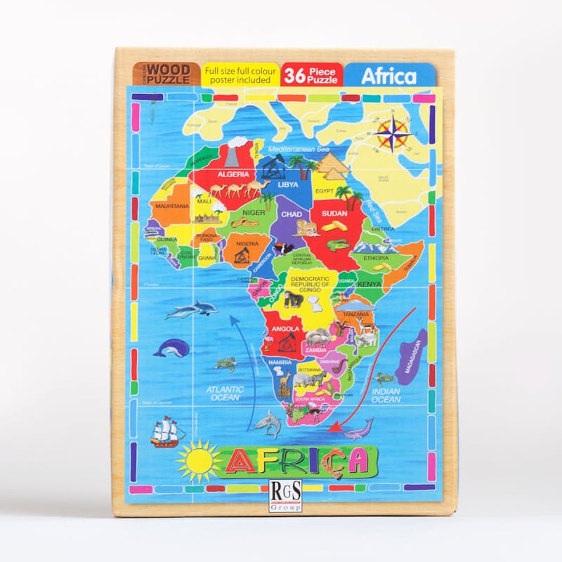 Map of Africa - 36 Piece