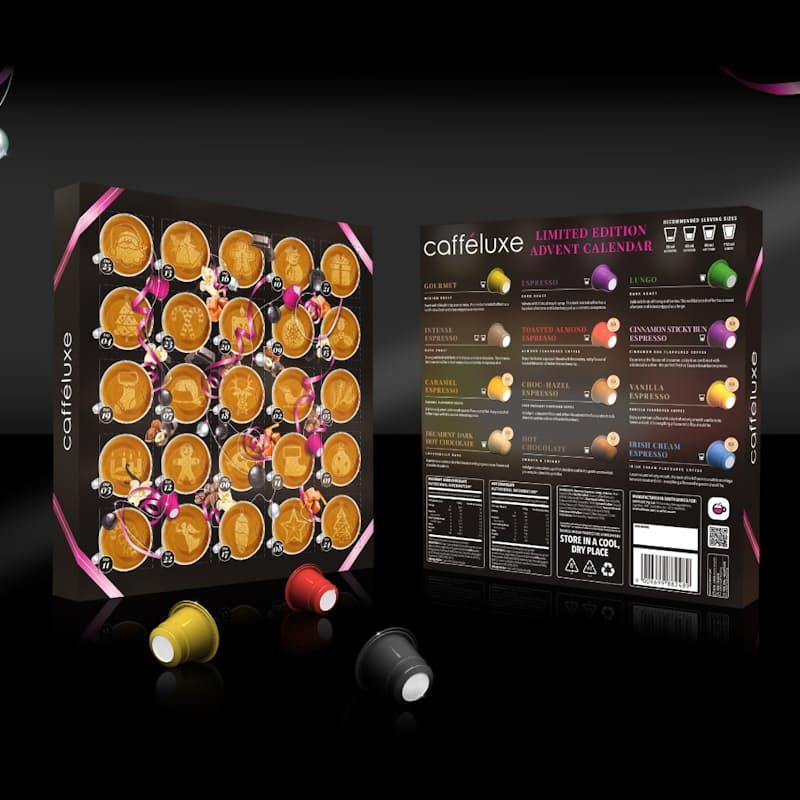 34 off on Pack of 25 Advent Calendar Themed Nespresso Compatible