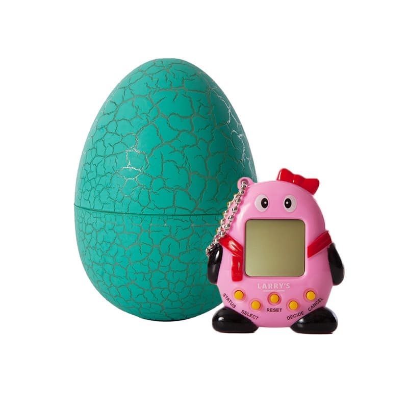 Green Egg with Pink Pet