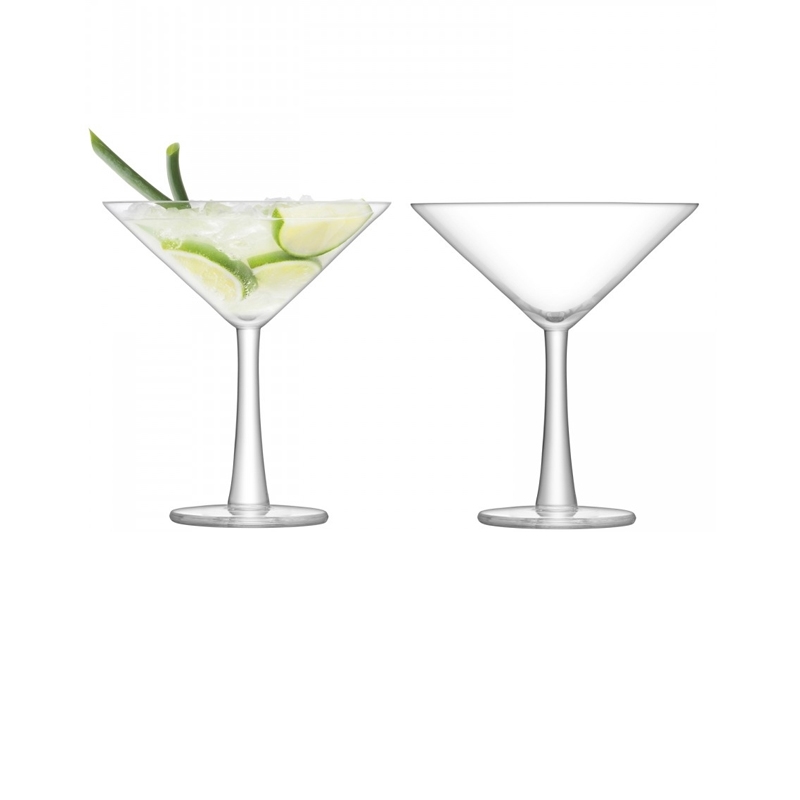 2x 220ml Gin Cocktail Glasses