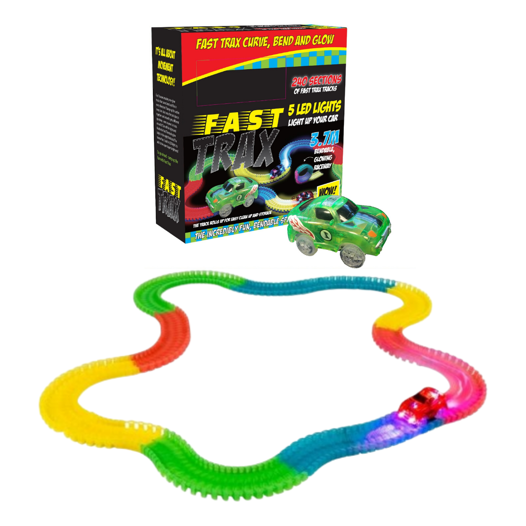 38 off on Glow in The Dark Flexible Rainbow Race Track with Remote