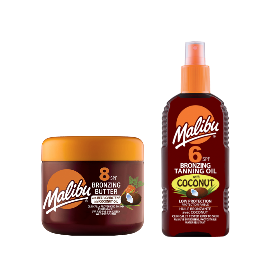 malibu bronzing tanning oil