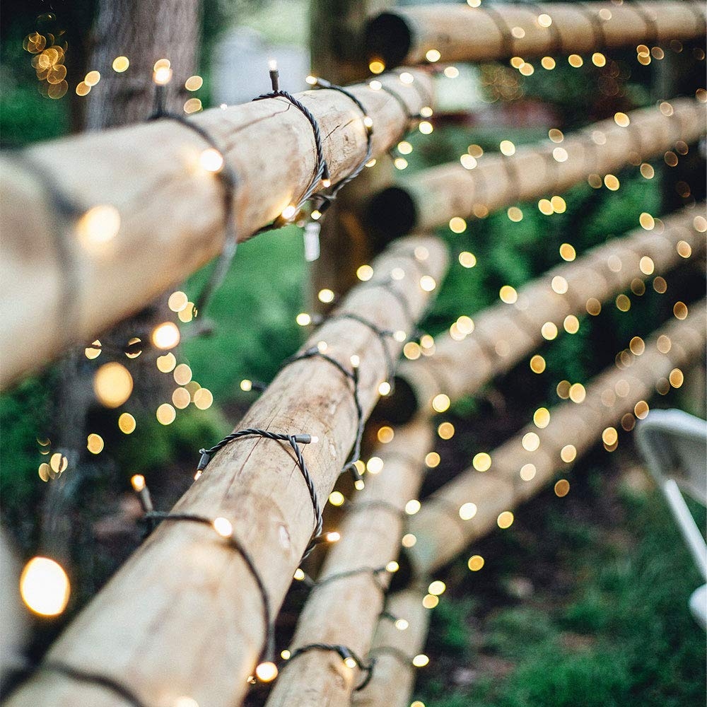 solar string lights for fence