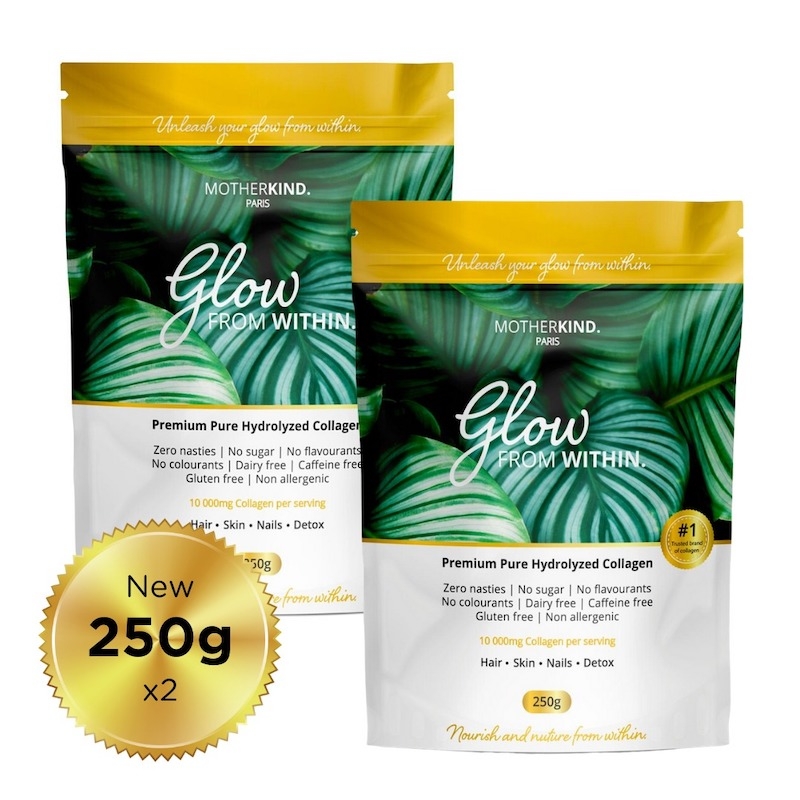 25 off on Pack of 2, Glow 100 Pure Hydrolysed Collagen Powder 500g
