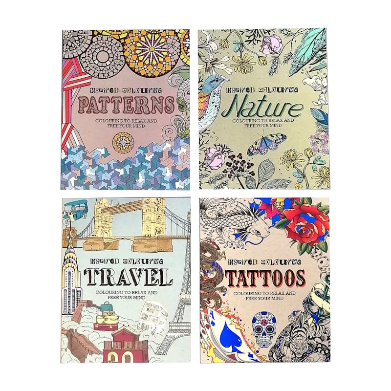 Inspired Colouring - Not all designs available