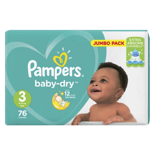 2 x Size 3 - 76s (152 Nappies in Total)