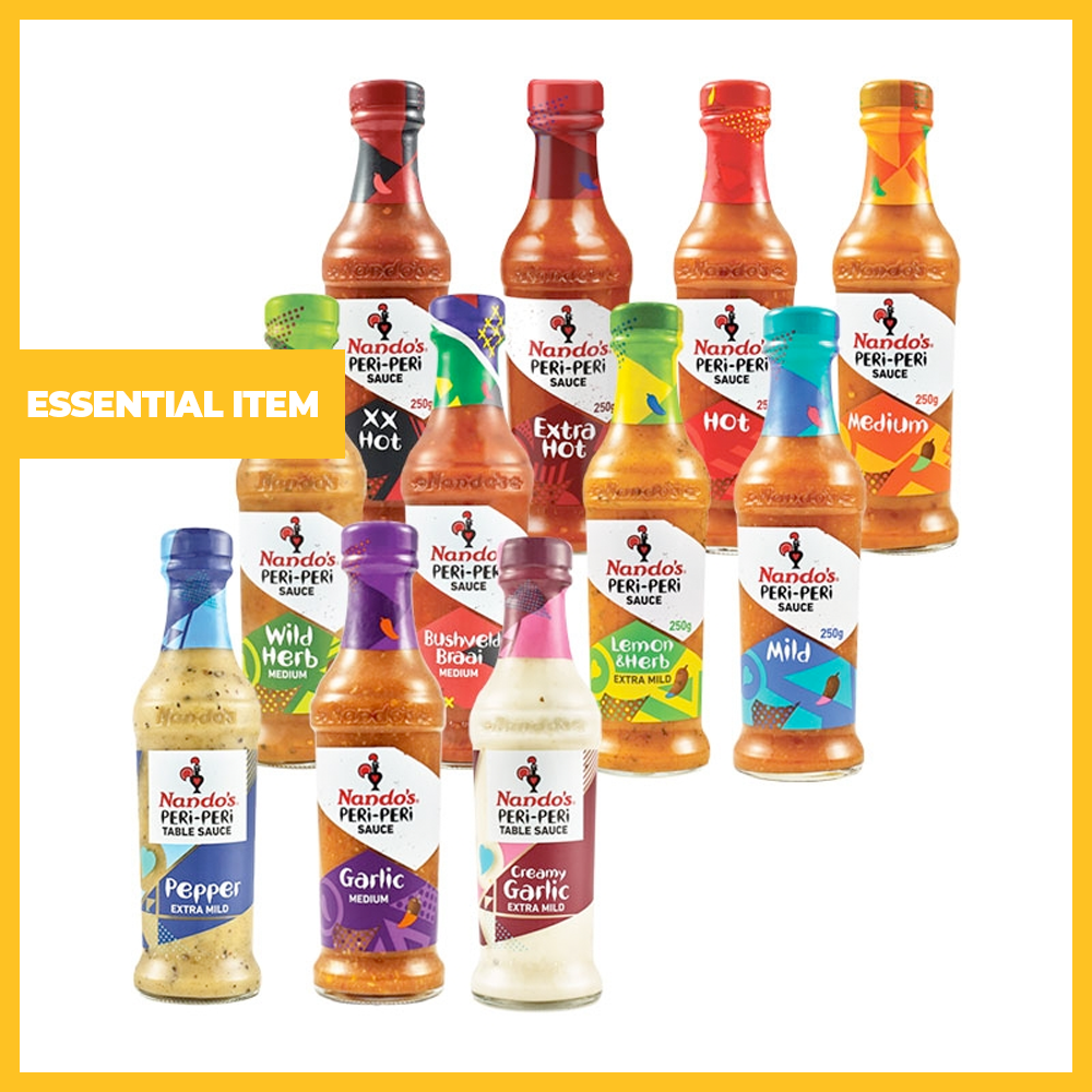 Pack of 6, 250ml Sauces (Multiple Flavours Available)