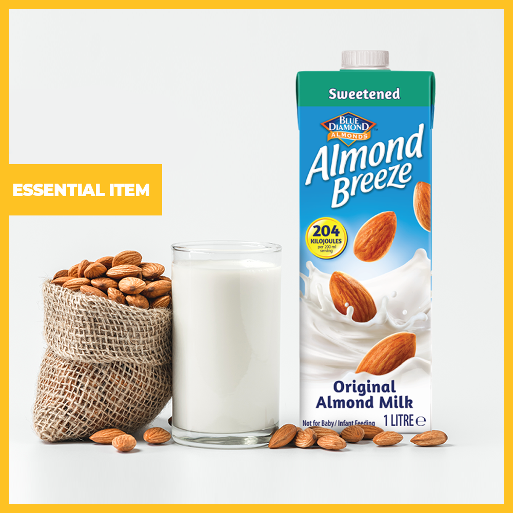 Pack of 12 Sweetened Almond Milk (1L each)