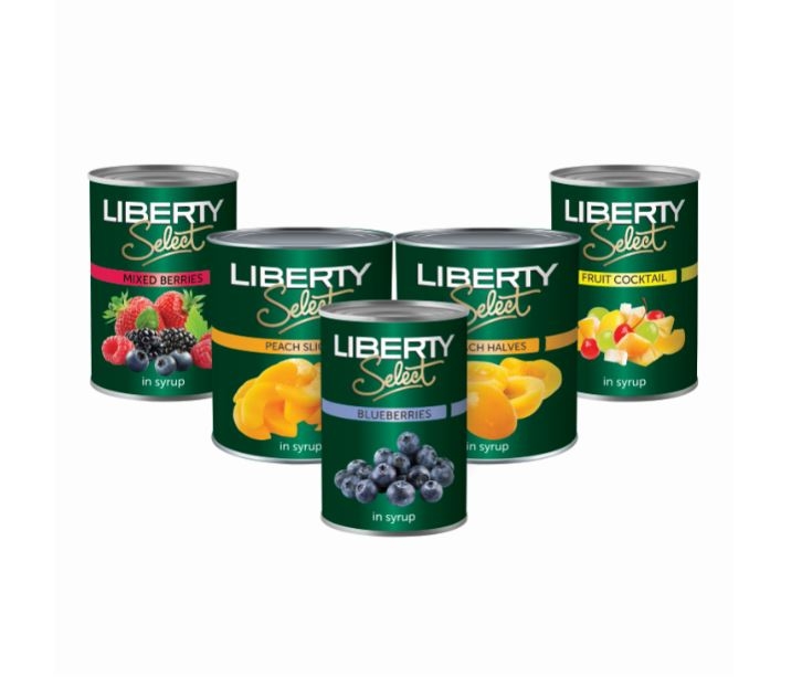 Pack of 12 Canned Fruits