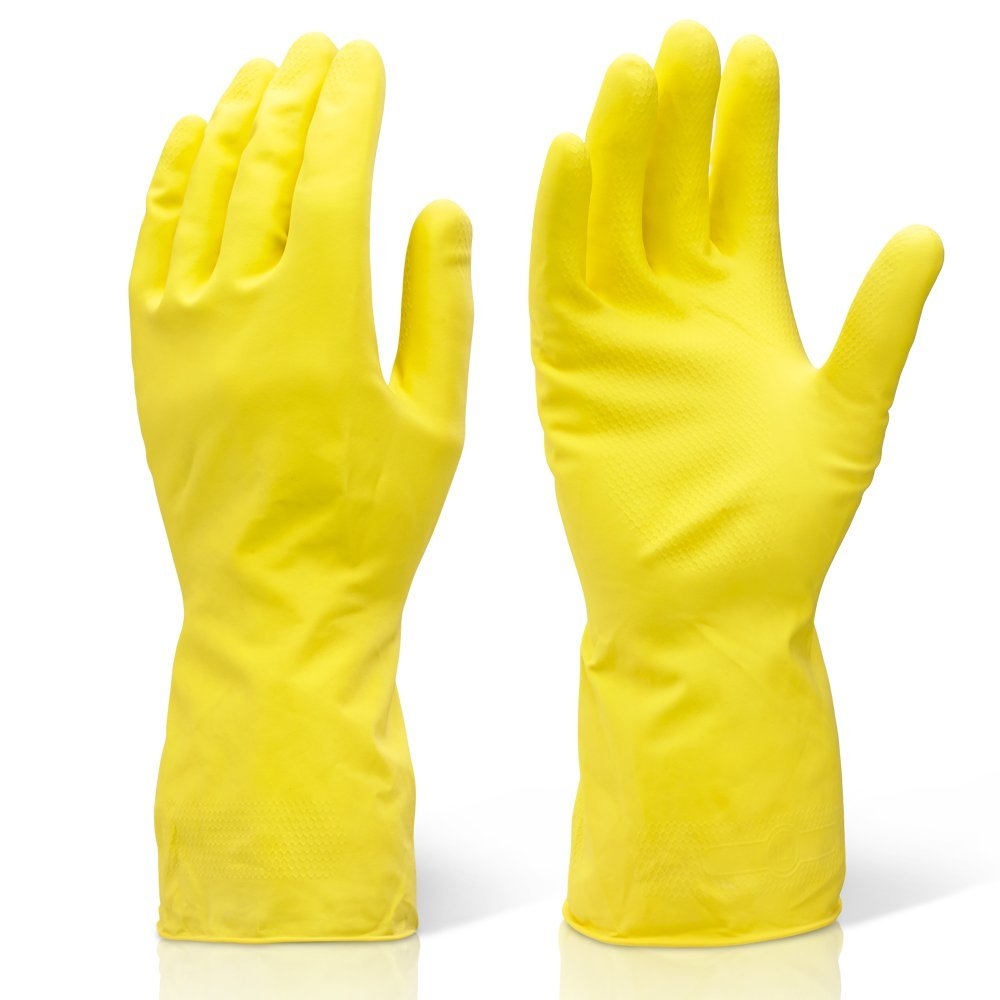 rubber plastic gloves