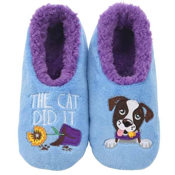 snoozies slippers dog