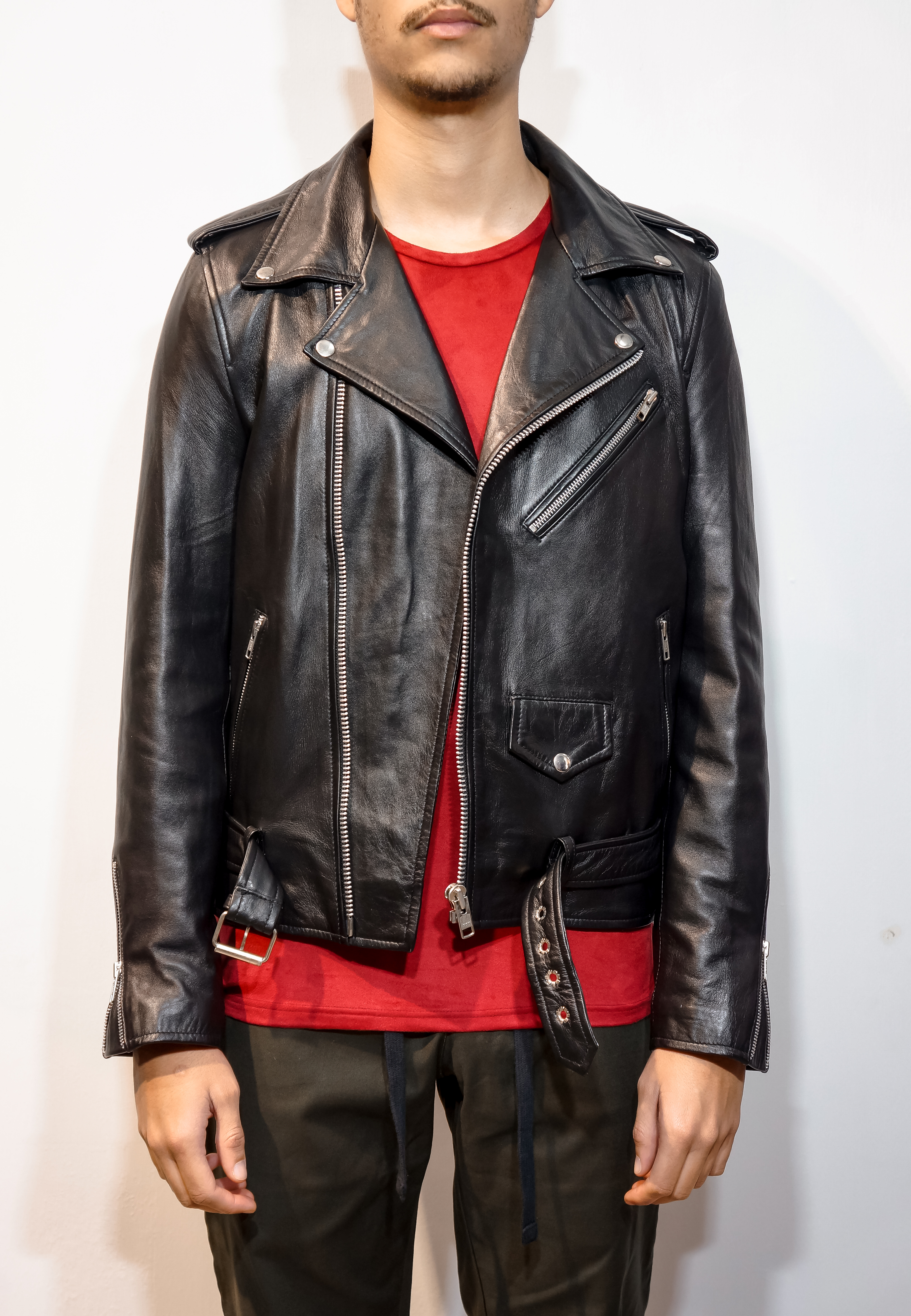 38% off on Issa Leo Men's Biker Jacket | OneDayOnly