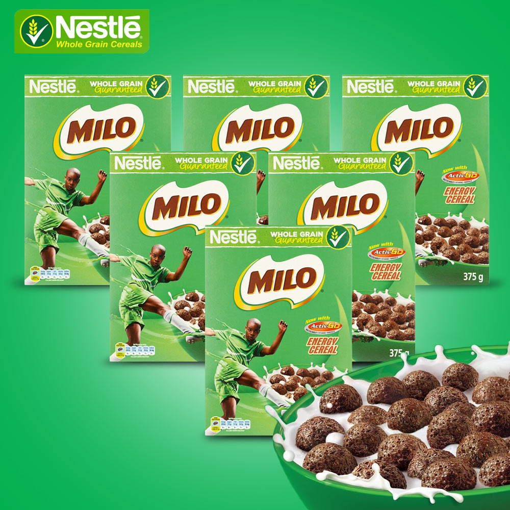 25 off on Pack of 6 375g Milo Cereals