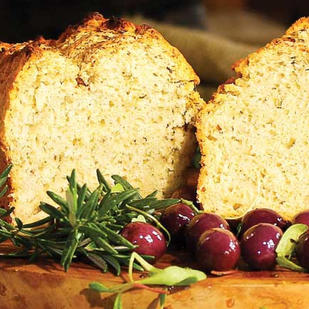 14 off on 3x Rosemary & Olive Beer Bread OneDayOnly