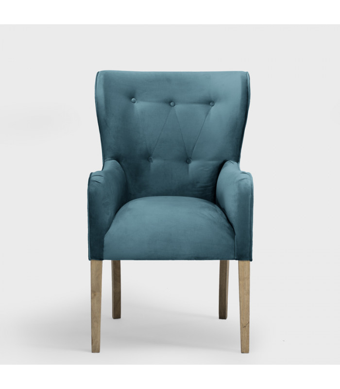 Velvet Teal with Summer Oak